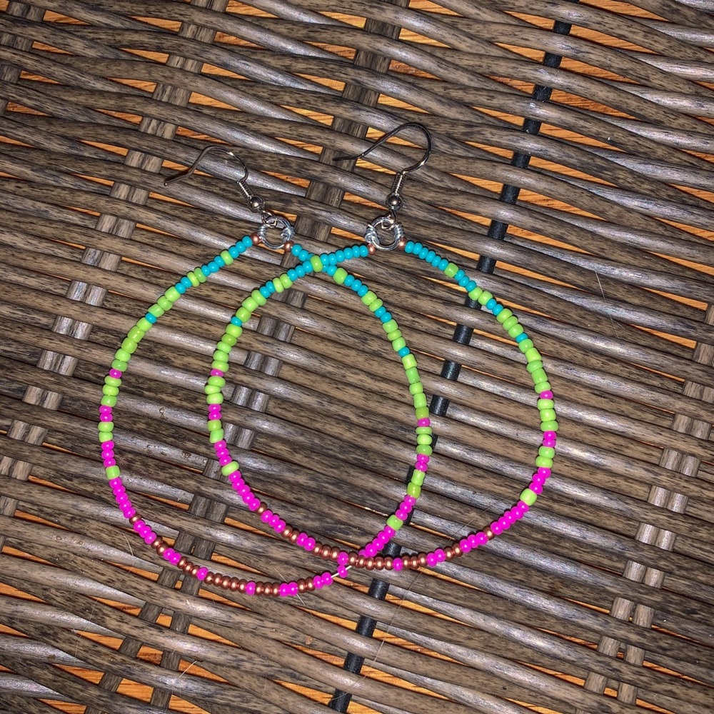 ‘Kacey’ Seed Bead Earrings